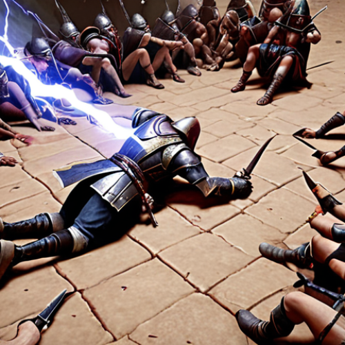 Home 11 **A Trap Assassin skillfully laying a Lightning Sentry amidst a horde of Fallen in the Blood Moor, emphasizing the strategic placement and chaotic combat.** (Focus: Action, Skill Placement, Early Game Enemies)
