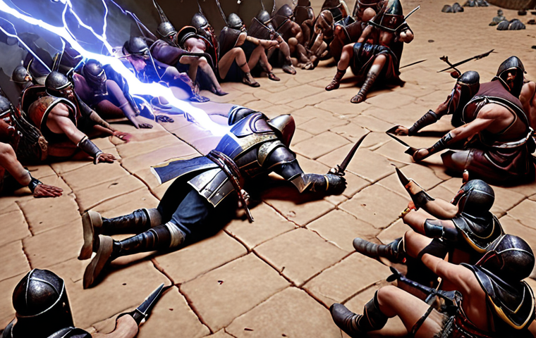 **A Trap Assassin skillfully laying a Lightning Sentry amidst a horde of Fallen in the Blood Moor, emphasizing the strategic placement and chaotic combat.** (Focus: Action, Skill Placement, Early Game Enemies)
